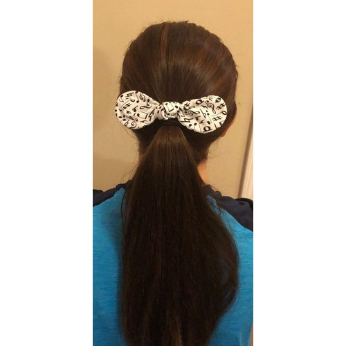 Soccer Knot Ponytail Hair Bow Tie