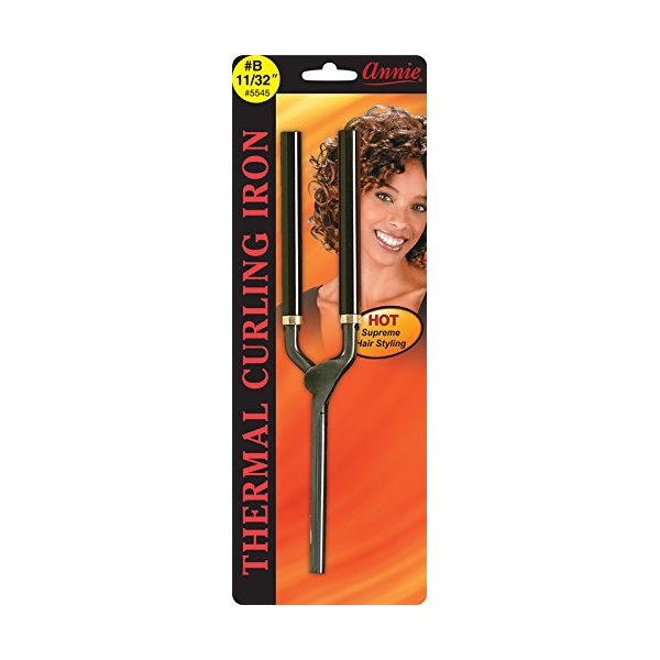 Annie Thermal Curling Iron, 11/32 Inch, #b