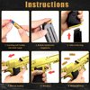 Nogevo Soft Bullet Toy Gun with Empty Shell Ejecting with Foam Bullets - Shooting Educational Gun Toys Model - Christmas, Birthday Gifts for Boys Kids Girls Adults Age 8+