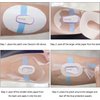 GTAGKOMMEN 55 Pack Dexcom G6 Adhesive Patches,Waterproof & Transparent Dexcom G6 Overpatch for 10 Days Long Stay Fixation Monitor Protection，Easy to Use Pre-Cut Adhesive Tape.
