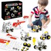 BESTYMXY Stem Building Toys, Metal Construction Vehicles & Helicopter Model kit 6 Models, 272 PCS Erector Sets for Boys Age 8-12, Learning Toy Metal Models
