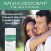 MAGSOL Natural Deodorant for Men & Women - Mens Deodorant with Magnesium - Perfect for Ultra Sensitive Skin, Aluminum Free Deodorant for Women, Baking Soda Free 3.2 oz (Lemongrass)