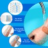 50 Pieces Shower Waterproof Patch Transparent Stretch Adhesive Bandage Waterproof Clear Adhesive Bandages Tattoo Protective Transparent Film Adhesive Bandages for Tattoos (4 x 4 Inch, 6 x 6 Inch)