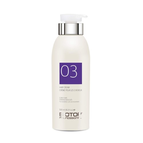 Biotop Professional 03 Curly Hair Cream, Curl Defining Cream for Curly Hair Styling 16.9 fl oz