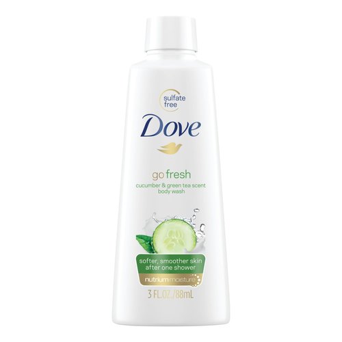 Dove Body Wash Refreshing Cucumber and Green Tea Refreshes Skin Cleanser That Effectively Washes Away Bacteria While Nourishing Your Skin 3 oz