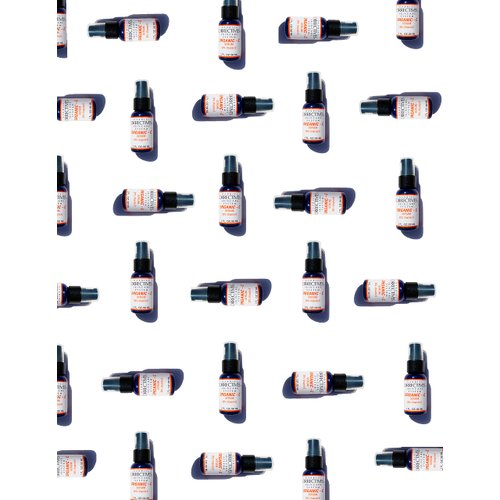 Organic Vitamin C Serum with 20% Active Vitamin C 1oz. + Vegan Botanical Hyaluronic Acid Base, Skin Brightening Facial Serum, Anti-aging - Strengthens Collagen - Acne Safe Pump