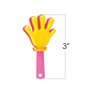 ArtCreativity Mini Hand Clappers Noisemakers - Pack of 48, 3 Inches Assorted Plastic Noisemakers for Sports, Parties, and Concerts - Best Birthday Party Favor and Goodie Bag Fillers for Boys and Girls