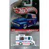 Hot Wheels Delivery Real Riders 18 of 34 White ISKY RACING Ice Cream Truck 1:64 Scale