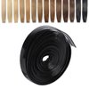 0.8mm Black Hair Extension Keratin Glue, Width Hair Extension Keratin Glue, Hair Extensions Hot Glue,Strip Strong Adhesion Long Lasting Hair System Tape Roll Hair Wig Tape Roll Non Irritating Black
