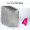 Fandamei Wig Cap, 4PCS Black Mesh Wig Cap Net, Closed End Hair Mesh Net Wig Caps, Liner Weaving Caps for Women, Men, Kids