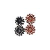 Kopida 2PCS Birds Nest Hair Clips with Rhinestone & Pearl, Hair Clip Holder, Bun Maker, Plastic, Black, Female