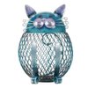 Metal Cat Coin Piggy Bank for Adults, Animal Money Bank with Bottom Cap, Creative and Practical Cat Gifts for Cat Lovers, Birthday& Christmas, Decoration for Home, Office, Living Room& Bookshelf