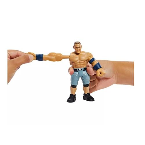 WWE Bend 'N Bash Stretch Action Figure Wrestling (Choose Superstar) (John Cena)