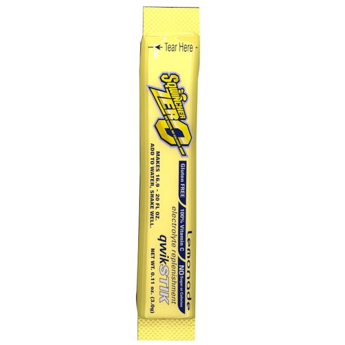 Sugar Free Sports Drink Mix Powder, Lemonade 0.11 oz., PK50