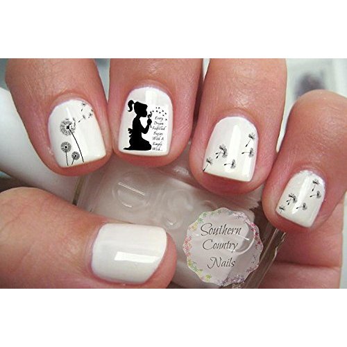 Dandelion Girl Nail Art Decals
