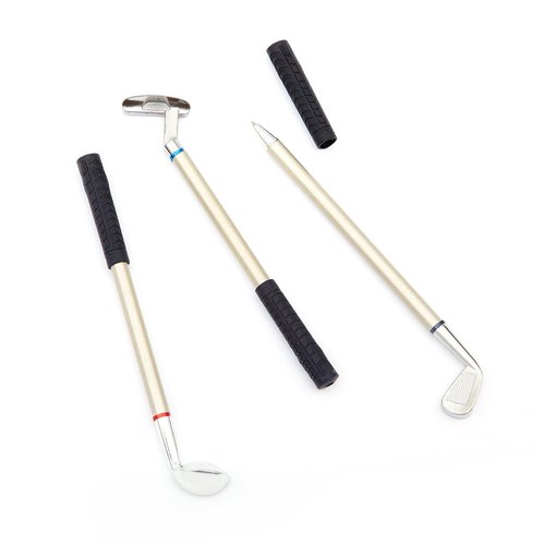 Two's Company Golf Pens in Gift Box, Set of 3