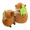 SHINUOER Capybara Plush Cute Capybara Stuffed Animal Kawaii Plush Toy with Turtle Backpack Capybara Gifts Cute Plush Pillow Birthday for Kids Boys Girls 9 Inch
