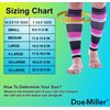 Doc Miller Calf Compression Sleeve Men and Women 20-30 mmHg, Shin Splint Compression Sleeve for Varicose Veins and Maternity 1 Pair ( Black Pink Gray White, Medium)