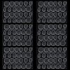Wobe 600pcs (25 Sheets) Double-Side Nail Glue Sticker Waterproof Breathable Jelly Double Sided Nails Adhesive Tabs for False Nail Tips Nail Glue Transparent Flexible Fake Nail Glue