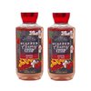 Bath & Body Works SUGARED CHERRY CRISP 2 Pack Shea + Vitamin E Shower Gel Bundle - 10 fl oz / 295 mL each