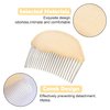 2Pcs Beige Charming Bump It Up Volume Inserts Hair Comb, Do Beehive Hair Style Tool Hair Comb, Do Beehive Hair Base Styling Accessories for Women Lady Girl