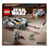 LEGO 75363 Star Wars Microfighter N-1 Mandalorian Hunter Construction Toy Boba Fett Book Vehicle with Grogu Baby Yoda Figure, Gift for Kids, Boys, Girls from 6 Years