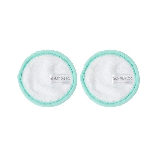 Real Techniques Real Clean Makeup Remover Pads, Reusable Makeup-Removing Rounds, Dual-Sided for Toner, Essence, Eye & Face Makeup Removal, for All Skin Types, Packaging May Vary, 2 Count