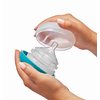 Boon Nursh Baby Bottle Storage Buns - Baby Bottle Holder for Nursh Baby Bottles - Travel Baby Bottle Holder - Blue and White - 3 Count