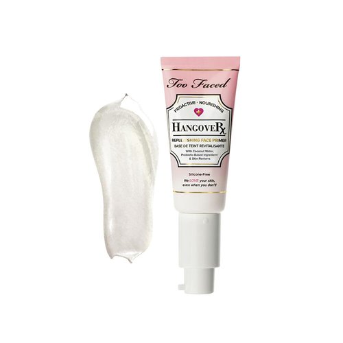 Too Faced Hangover Replenishing Face Primer | Hydrating + Dewy, Travel Size, 0.68 fl. oz., Clear