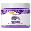 SPA REDI – Exfoliating Scrub Pumice Gel, Lavender and Wildflower, 16 Oz - Manicure, Pedicure and Body Exfoliator Infused with Hyaluronic Acid, Amino Acids, Panthenol and Comfrey Extract