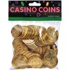 Plastic Casino Gold Coins, 144 Ct - Pacakaging May Vary