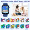 Luyiilo Smart Watch for Kids, with 26 Puzzle Games, Touch Screen, HD Camera, Alarm Clock, Toys for Ages 4-12 Years Old.Birthday Gift for Boys Girls (Blue)