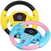TOYANDONA 2 PCS Baby Steering Wheel Toy - Simulated Driving Controller, Early Education Pretend Driving Steering Wheel with Light Music for Boys Girls 4 5 6 Years Old