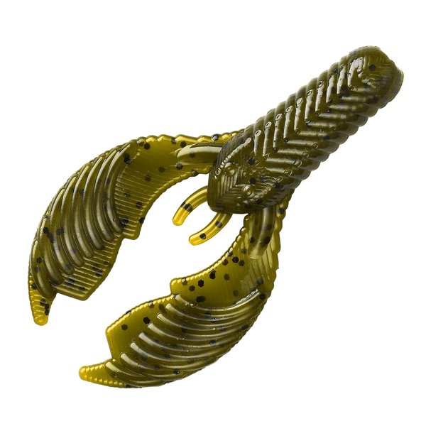 Yum Lures YCCK208 Craw Chunk Fishing Bait, Green Pumpkin, 2.75"