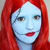 Mysense Light Blue Face Body Paint Makeup,Water Activated Painting for Adults Children Sally Corpse Bride Cosplay SFX Costume Festivals Halloween,20g