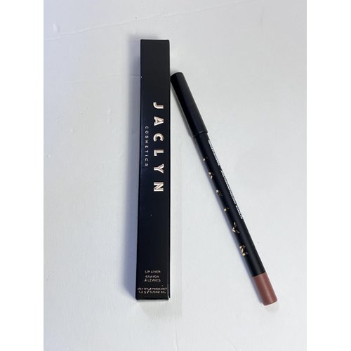 Jaclyn Cosmetics Poutspoken Lip Liner Crayon Macaron, 1 Count (Pack of 1), Easy Peasy