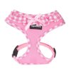 SuperBuddy Upgraded Soft Mesh Dog Harness, Super Breathable Lightweight Pet Harnesses for Puppy Dogs Outdoor Walking, Pink Dog Harness -Small