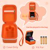 Case for Bitzee Interactive Toy Digital Pet and Case, Hard Carrying Holder for Virtual Electronic Pets React to Touch, Protective Container for AA Batteries and Other Accessories (Box Only)-Orange