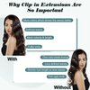 Full Shine Clip in Hair Extensions Real Human Hair Brown Remy Hair Extensions Clip ins Brown Human Hair Extensions Natural Brazilian Straight Hair Extensions 20 inch 7Pcs 120g