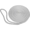 Taylor Made Products Premium Double Braided Nylon Dock Line, 15', 3/8", White