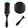 SIQUK 6 Pieces Hair Brush Comb Set Paddle Brush Detangle Hair Brush and Black Combs for Men and Women Wet, Dry, Curly and Straight Hair