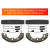 Rear Brake Shoes Springs Pins Left&Right for Kawasaki Mule 3000 3010 3020 4000 4010 KAF620 KAF950 Diesel 2001-2021