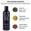 ZEUS Everyday Beard Kit with Tin Gift Box – Beard Wash Shampoo & Conditioner, Natural Beard Oil, Beard Balm & Tin Box (Verbena Lime)