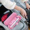 JHFGJGH 2 Pcs Travel Toothbrush Cover Toothbrush Case Compatible with Oral B & Philips Electric Toothbrush Travel Case (Pink,Blue)