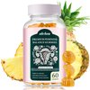 Feminine Balance Gummies for Women pH - Prebiotic & Probiotic Gummies with Bacillus Coagulans, Vitamin C & Pineapple Extract - Hawaiian Pineapple Flavor, Immune Support, Vegan Friendly 60 Count