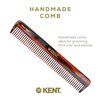 Kent R5T All Coarse Hair Detangling Comb Wide Teeth Dressing Table Comb for Thick Curly Wavy Hair. Hair Detangler Comb for Grooming Styling Hair, Beard and Mustache. Saw-Cut. Handmade in England