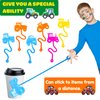 36PCS Tractor Party Favors - 24PCS Temporary Tattoos 12PCS Sticky Hands Perfect Birthday Supplies for Kids Stretchy Fidget Goodie Bag Stuffers Treasure Box Toys Classroom Prizes Student Gifts