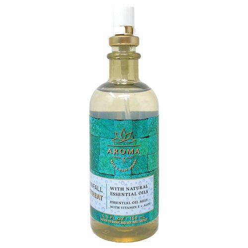 Bath & Body Works Aroma Rainfall Retreat 3 Pack Essential Oil Mist Value Pack with a Fresh Forest Bar Soap - Full Size