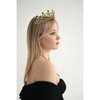 GAFATORY Black Gold Birthday Queen Crown and Sash Birthday for Women Birthday Crowns Decorations Birthday Tiara and Sash for Women Princess Tiara with Comb Princess Crown Girl Tiara Party for Girls