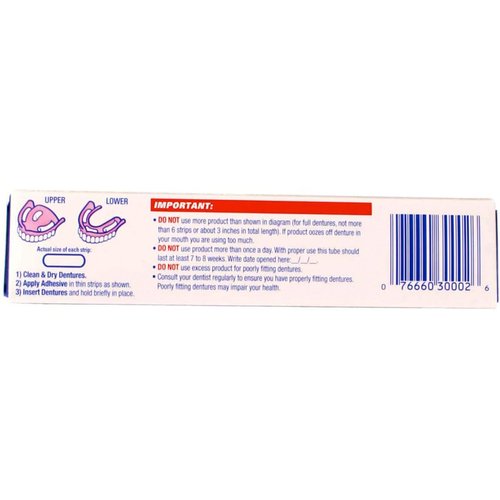 Fixodent Free Denture Adhesive Cream 2.40 oz (Pack of 10)
